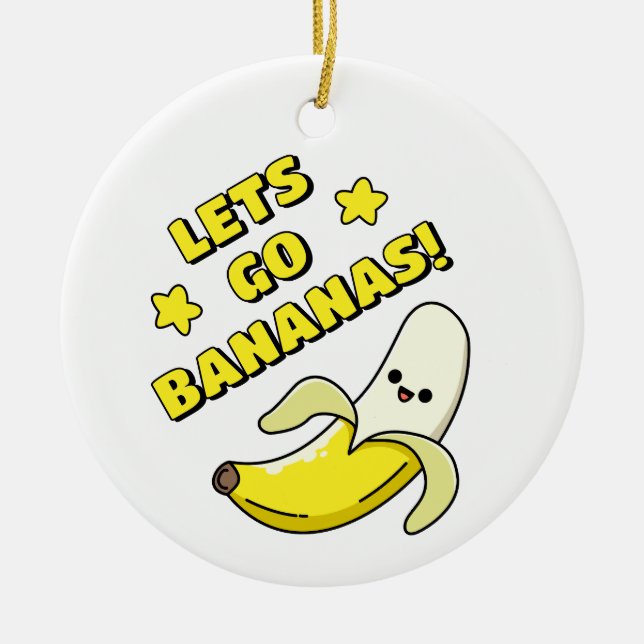 Décoration En Céramique Allons Bananes ! (Devant)