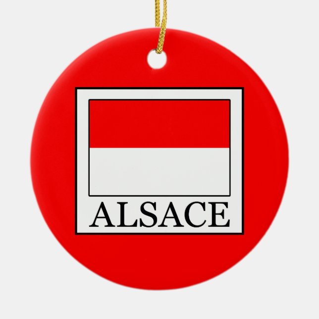 Décoration En Céramique Alsace (Devant)