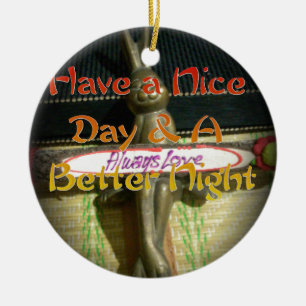 Décoration En Céramique Alwaus Love Hakuna Matata Passez une bonne journée