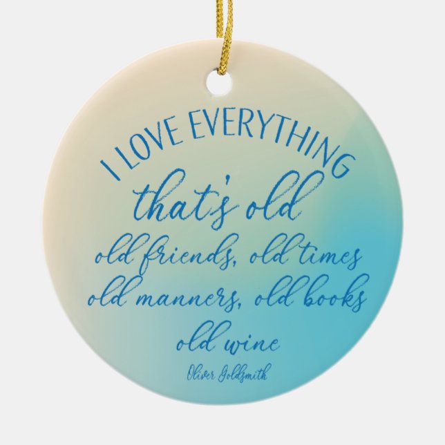 Décoration En Céramique Amis Vins Citation Livres Hiver Bleu (Devant)