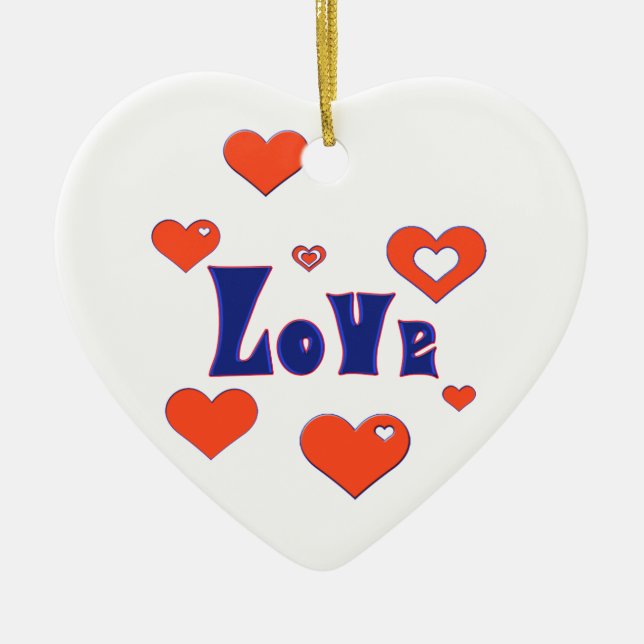 Décoration En Céramique Amour (Devant)
