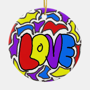 Décoration En Céramique Amour