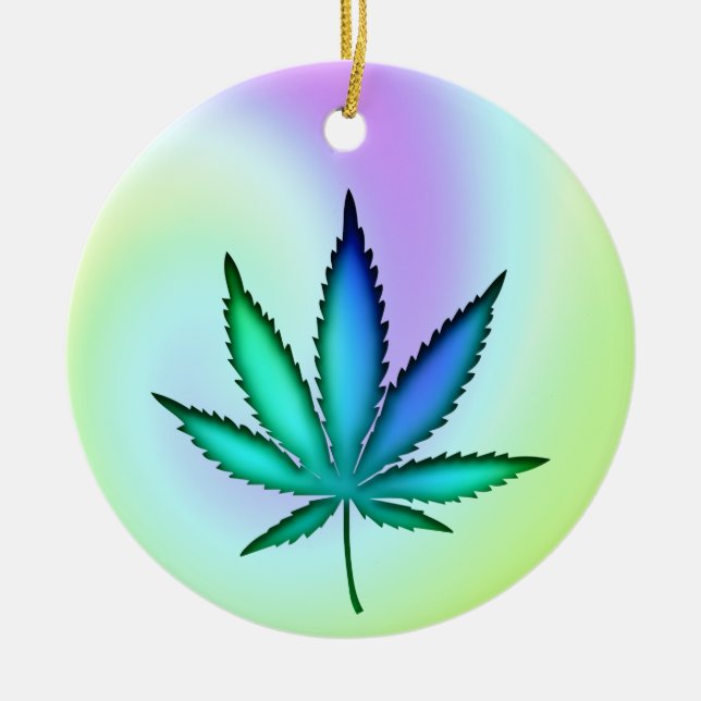 Décoration En Céramique Amour arc-en-ciel (Devant)