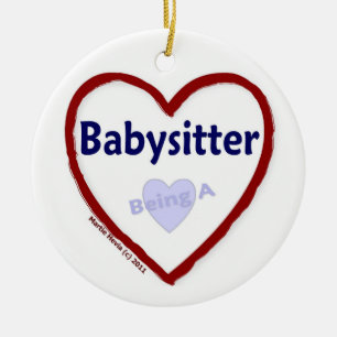 Décoration En Céramique Amour étant une babysitter