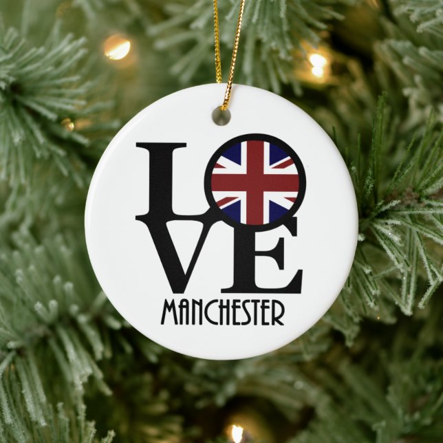 Décoration En Céramique AMOUR Manchester Angleterre (Arbre)