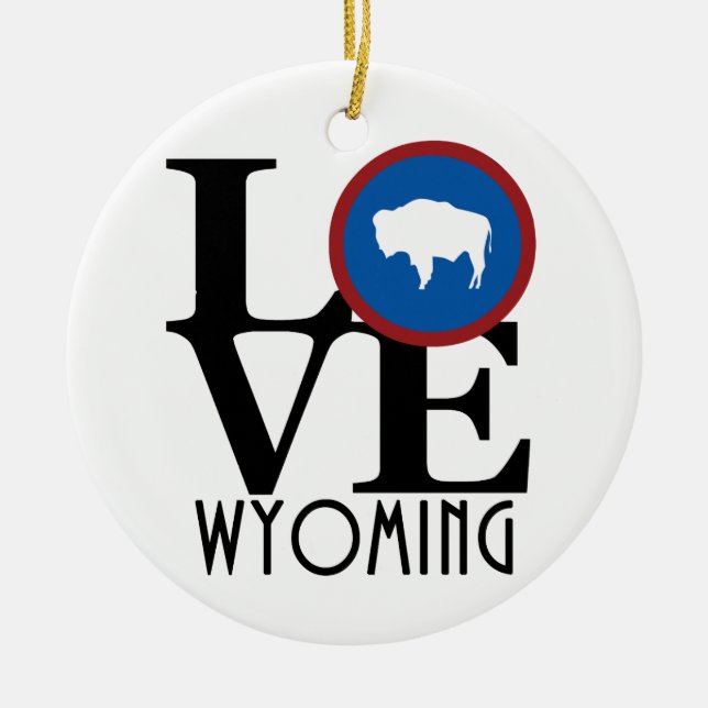 Décoration En Céramique AMOUR Wyoming (Devant)
