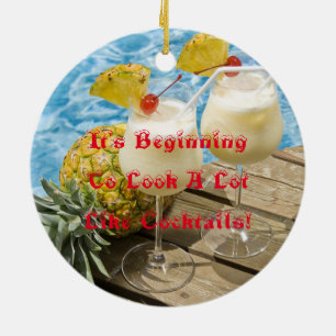 Décoration En Céramique ananas piña colada