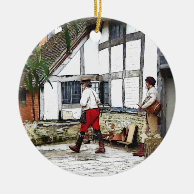 DÉCORATION EN CÉRAMIQUE ANCIENNE ANGLETERRE (Devant)