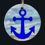 Décoration En Céramique Ancre Paradise Beach<br><div class="desc">Amusez-vous bien avec ceux-ci ! Pensez aux thèmes ! Jouez avec des couleurs arrière - plans, ajoutez ou supprimez du texte, et (moyennant un supplément) customisez le dos avec des images, la couleur, votre logo / infos commerciales, etc. ! Si j'ai ajouté à l'arrière, vous pouvez facilement le supprimer aussi....</div>