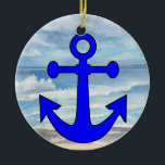 Décoration En Céramique Ancre Paradise Beach<br><div class="desc">Amusez-vous bien avec ceux-ci ! Pensez aux thèmes ! Jouez avec des couleurs arrière - plans, ajoutez ou supprimez du texte, et (moyennant un supplément) customisez le dos avec des images, la couleur, votre logo / infos commerciales, etc. ! Si j'ai ajouté à l'arrière, vous pouvez facilement le supprimer aussi....</div>