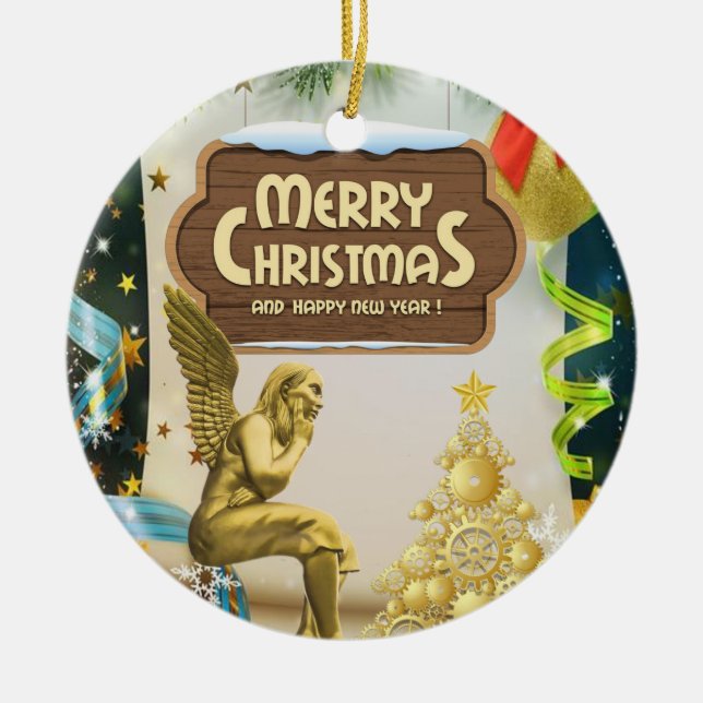 Décoration En Céramique Ange, Ange (Devant)