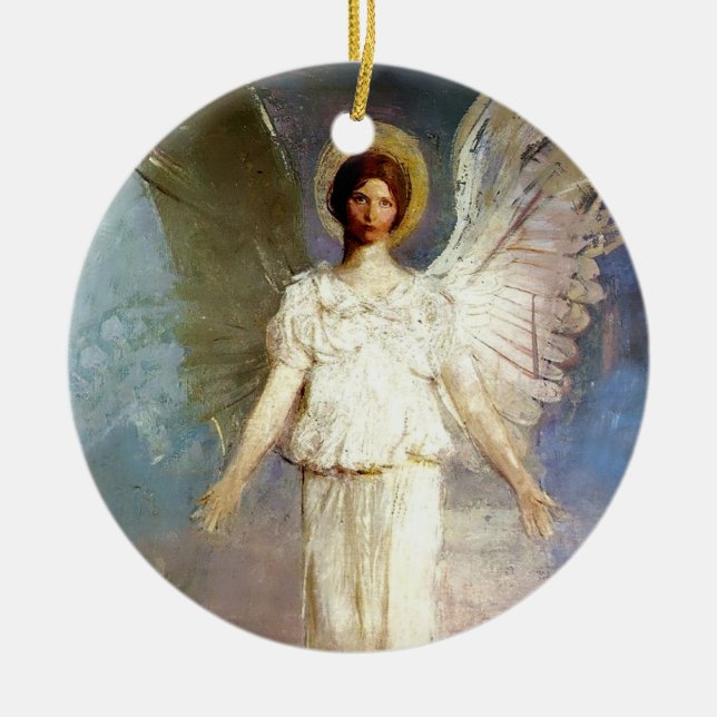 Décoration En Céramique « Angel at Noon » d'Abbott Thayer (Devant)