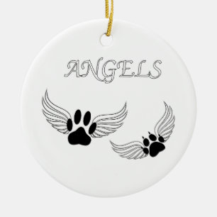 Décoration En Céramique Angel Pet Animaux