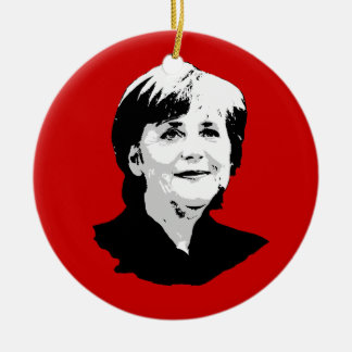 Décoration En Céramique Angela Merkel