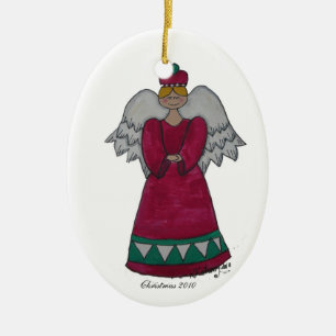 Décoration En Céramique Anges sur la haute