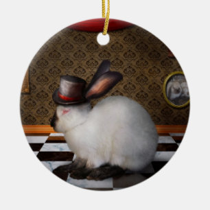 Décoration En Céramique Animal - Le Lapin - Version inversée