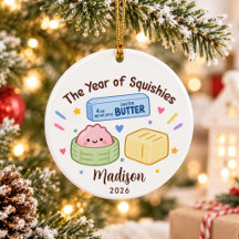 Année de Noël des enfants Squishies