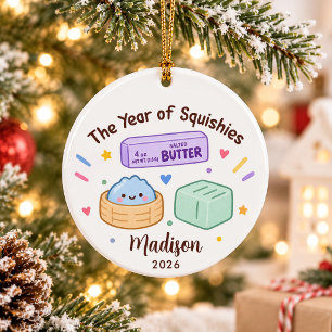 Décoration En Céramique Année de Noël des enfants Squishies