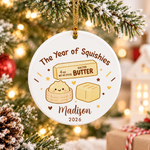 Décoration En Céramique Année de Noël des enfants Squishies