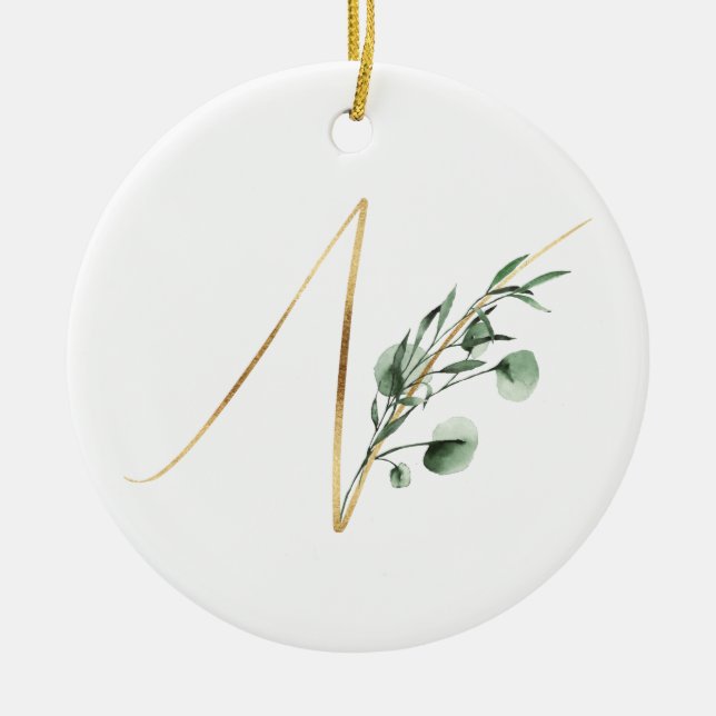 Décoration En Céramique Anniversaire des fêtes d'hiver (Devant)