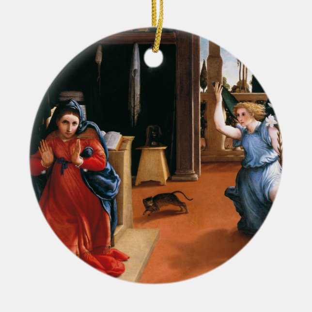 Décoration En Céramique ANNONCE RECANATI par LORENZO LOTTO (Devant)