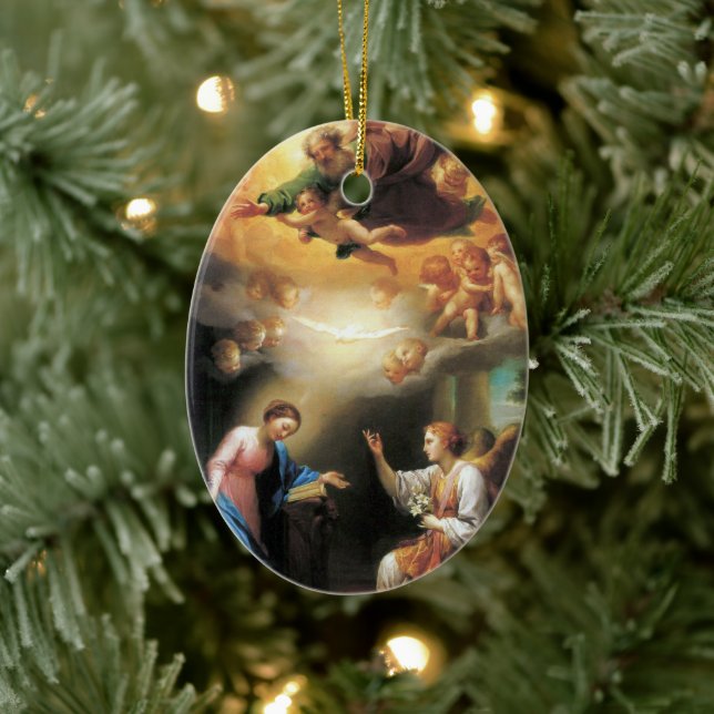 Décoration En Céramique Annunciation by Anton Raphael Mengs (Arbre)