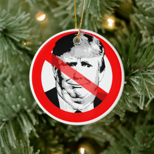 Décoration En Céramique Anti Donald Trump Chin Traversé