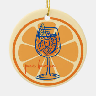 Décoration En Céramique Aperol S'il Vous Plaît