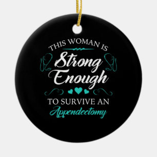 Décoration En Céramique Appendectomie féminine - Récupération chirurgicale