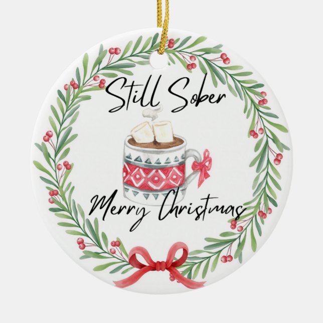 Décoration En Céramique Aquarelle sobre (Devant)