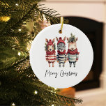 Décoration En Céramique Aquarelle vintage Animaux de Noël<br><div class="desc">Transformez vos plans de vacances en un merveilleux pays d'hiver avec ces animaux de Noël vintages en aquarelle ! Ces illustrations PNG haute résolution sont fournies avec des arrière - plans transparents, ce qui en fait l'ajout parfait à vos projets festifsPréparez-vous à insuffler l'esprit de vacances dans vos produits, surtout...</div>