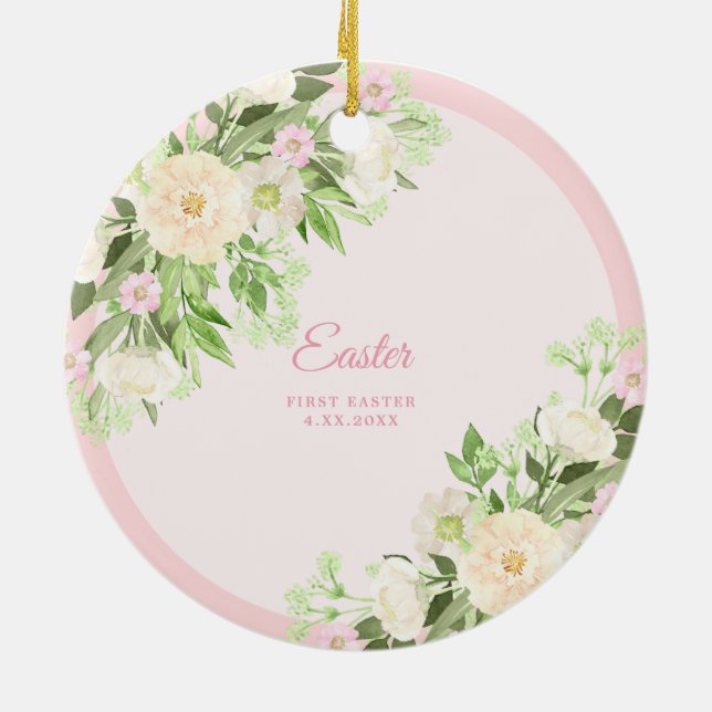 Décoration En Céramique Aquarelle Wreath (Dos)