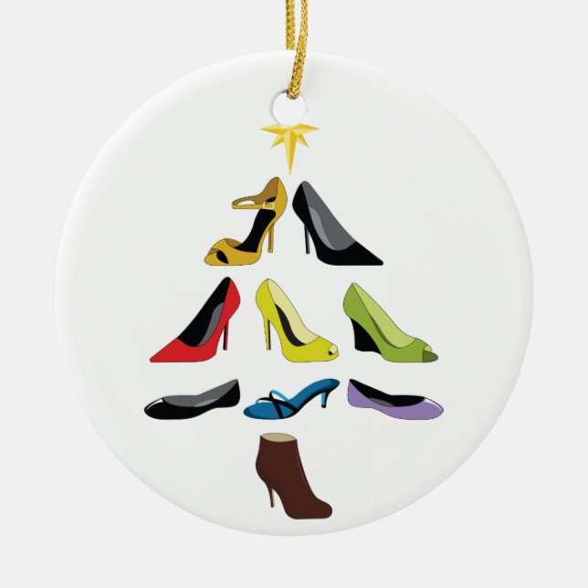 Décoration En Céramique Arbre à chaussures (Devant)