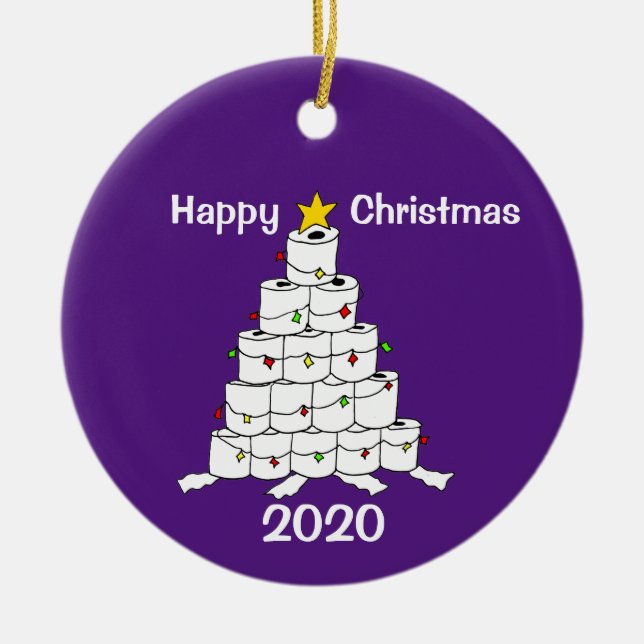 Décoration En Céramique Arbre de Noël 2020 (Devant)