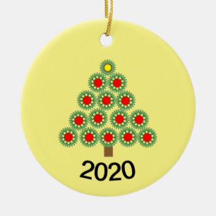 Décoration En Céramique Arbre de Noël mécanique