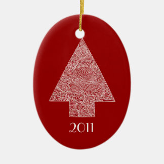 Décoration En Céramique Arbre de Noël moderne