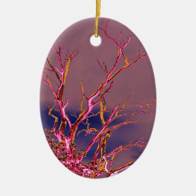 DÉCORATION EN CÉRAMIQUE ARBRE D'ESPRIT (Devant)