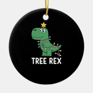 Décoration En Céramique Arbre Drôle Rex Noël Dinosaure Vacances Blague