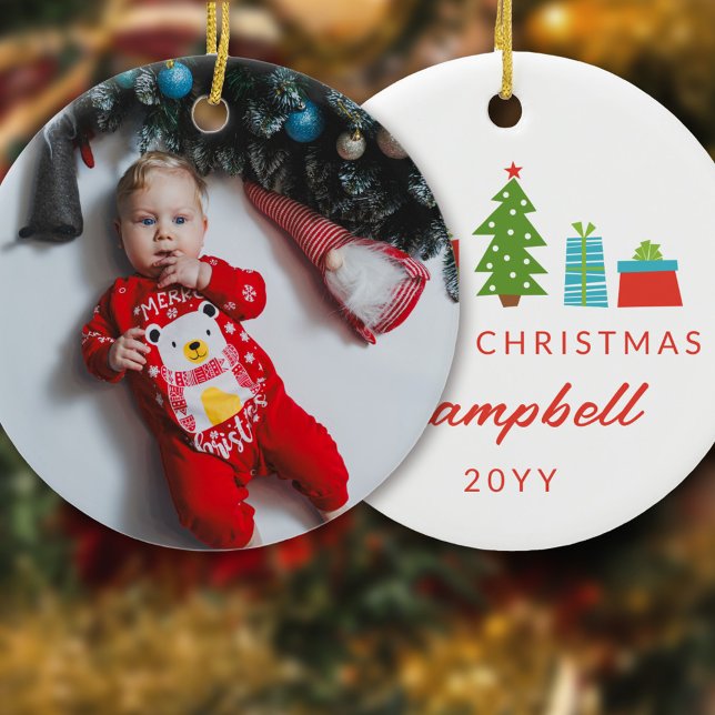 Décoration En Céramique Arbre et cadeaux de Noël 1ère photo (Créateur téléchargé)