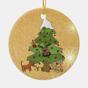 Décoration En Céramique Arbre joyeux