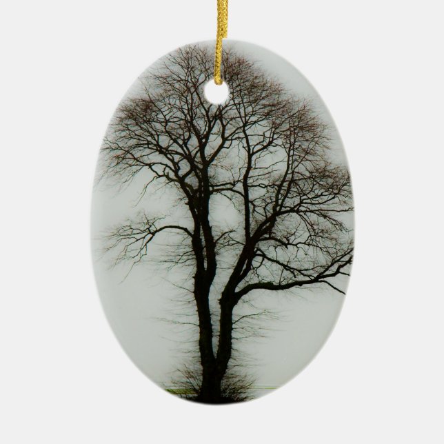 Décoration En Céramique Arbre mol d'hiver (Devant)