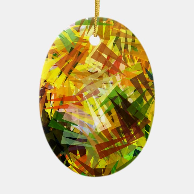 DÉCORATION EN CÉRAMIQUE ARBRES D'ÉTÉ (Devant)