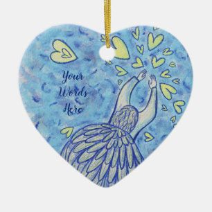 Décoration En Céramique Archange Michael Personnalisé Vacances Cadeaux Orn