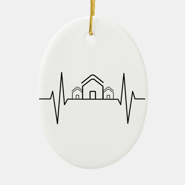 Décoration En Céramique Architecte - Architecte Heartbeat Maisons (Devant)