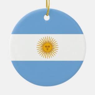 Décoration En Céramique Argentina flag
