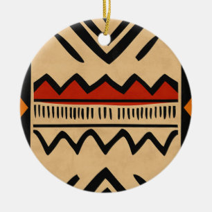 Décoration En Céramique Arrière - plan africain aux couleurs chaudes