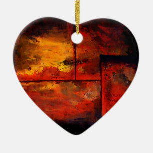 Décoration En Céramique Art Abstrait