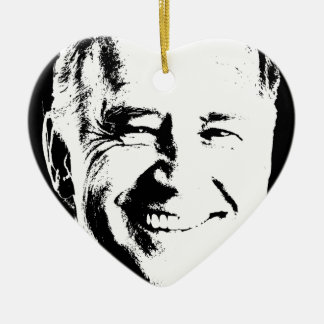 DÉCORATION EN CÉRAMIQUE ART D'ENCRE DE TIMBRE DE JOE BIDEN