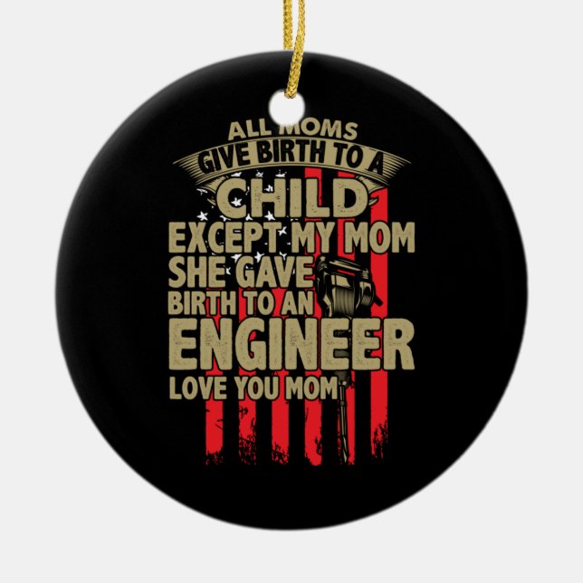 Décoration En Céramique Art Ingénieur Toutes Les Moms Donnent Naissance À  (Devant)