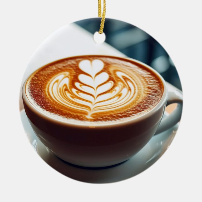 Décoration En Céramique Art latte (Devant)